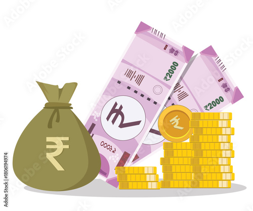 "Indian Currency and Wealth Symbolism"