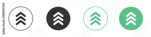 Chevrons icon for web design, templates, infographics and more