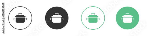 Crock pot icon for web design, templates, infographics and more