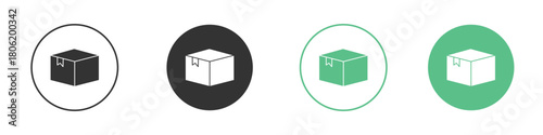 Delivering box icon for web design, templates, infographics and more