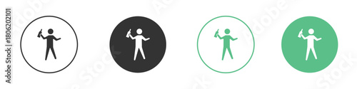 Drunk human icon for web design, templates, infographics and more