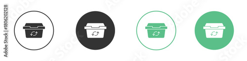 Dumpster icon for web design, templates, infographics and more