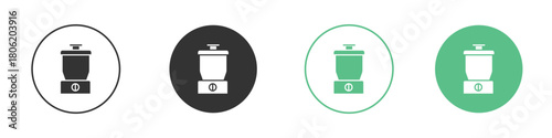 Food processor icon for web design, templates, infographics and more