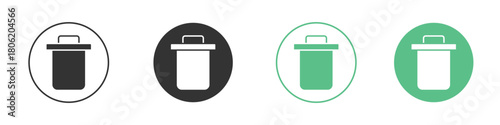 Garbage icon for web design, templates, infographics and more