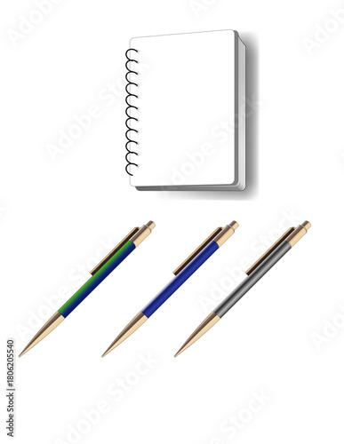 Note and Pen, Brand Visual Identity System, Corporate Branding and Design Elements