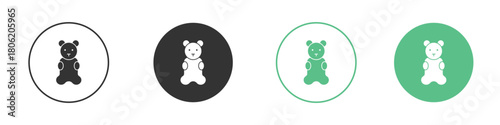 Gummy bear icon for web design, templates, infographics and more