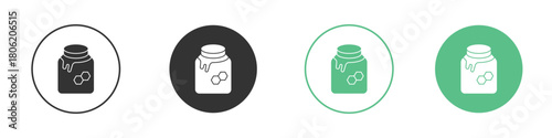 Honey jar icon for web design, templates, infographics and more