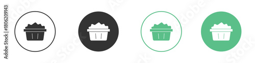 laundry hamper icon for web design, templates, infographics and more