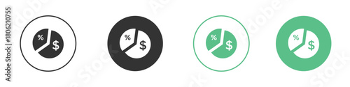 Margin icon for web design, templates, infographics and more