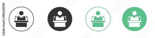 Mayor icon for web design, templates, infographics and more