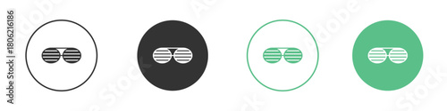 Shutter sunglasses icon for web design, templates, infographics and more