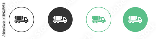 Tank truck icon for web design, templates, infographics and more