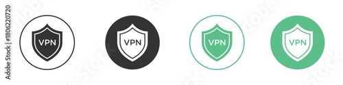 Virtual private network icon for web design, templates, infographics and more