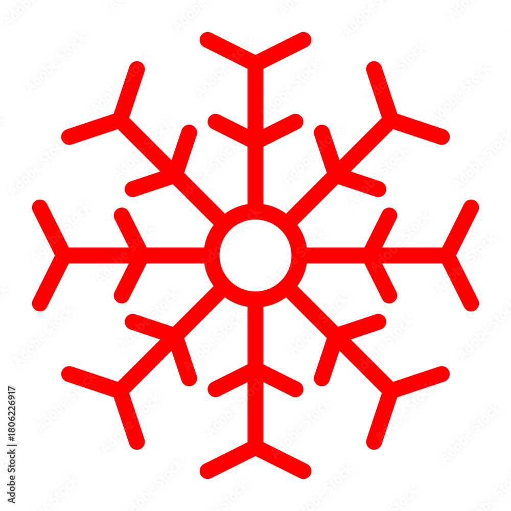 Fototapeta premium snowflake icon