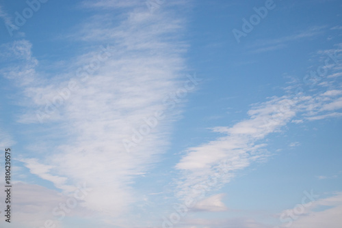 Clouds come in various shapes.