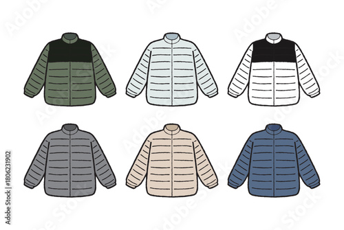 色々なダウンジャケット