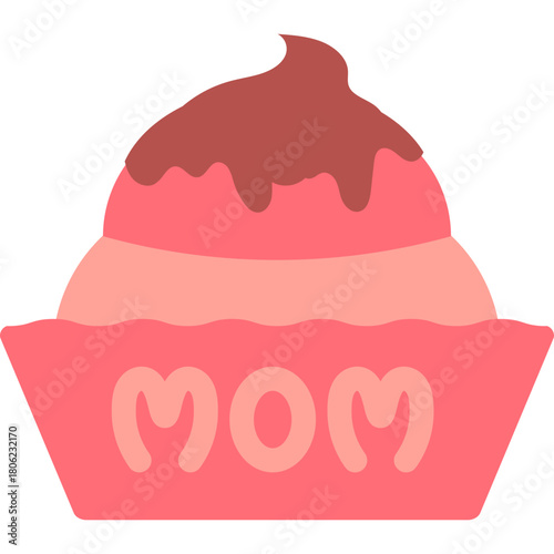 Cupcake Mother's Day Illustration 