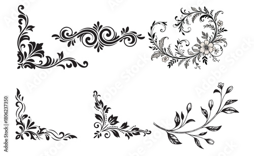 ornaments vector design elements clipart
