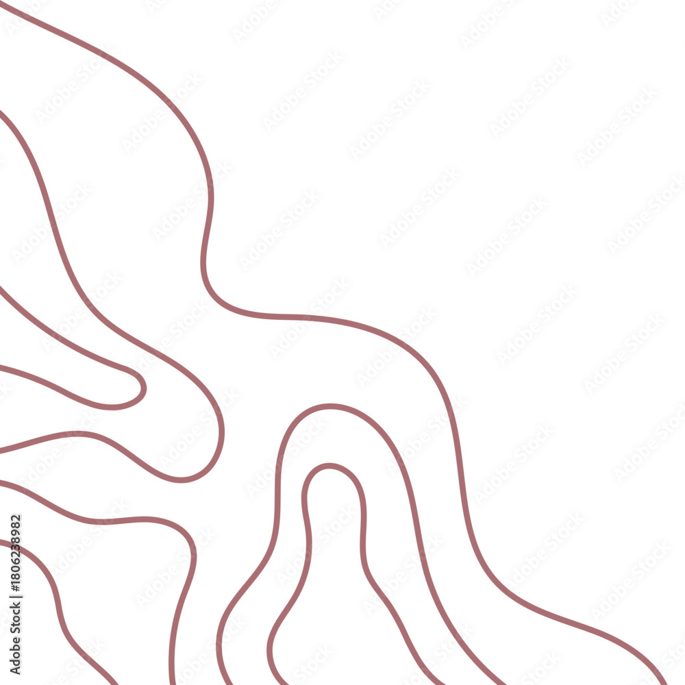 Fototapeta premium Topographic Abstract Corner