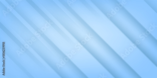 Blue pastel vector background with blue overlap paper layer on blue space curve line for text and message design, vector illustration