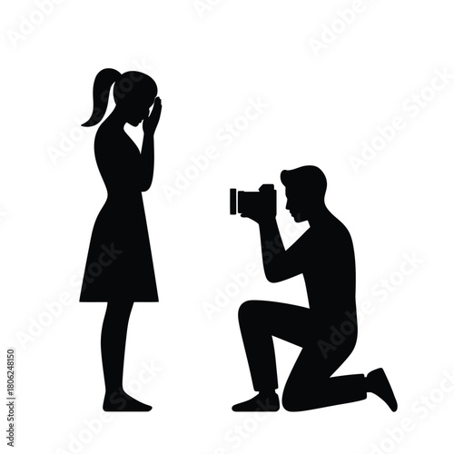 Photographer captures emotional moment of woman crying