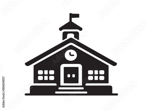 Gorgeous kindergarten icon vector illustration for beautiful and playful children