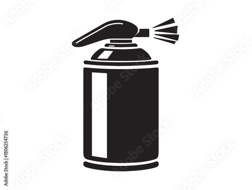 Dynamic spray paint icon vector illustration with a stunning urban art design
