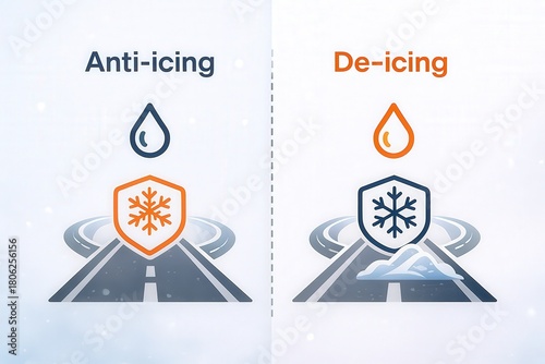 Effective Strategies for Winter Road Management with Anti icing and De icing Techniques Enhancing Transportation Safety and Efficiency captured with clarity