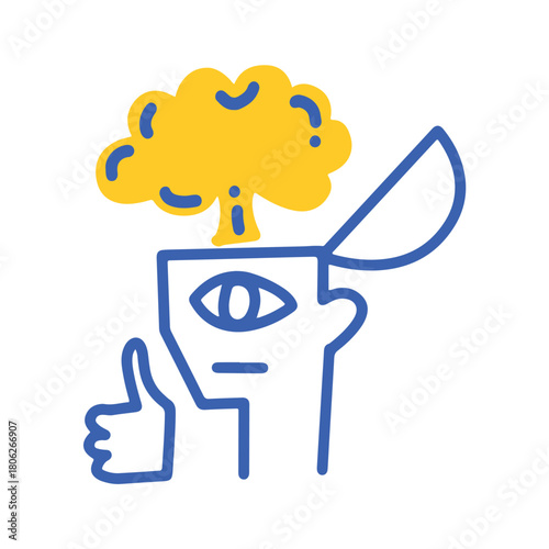 Burnout Style Icons in Blue vibes