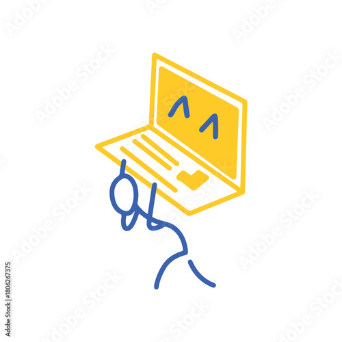 Burnout Style Icons in Blue vibes