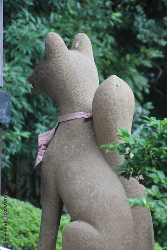 城山稲荷神社・石狐（島根県・松江市）