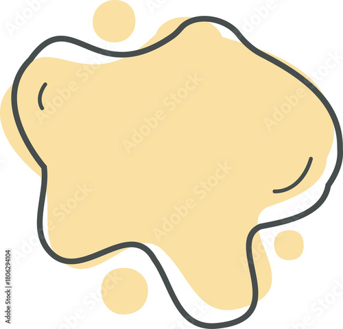 Pastel Colored Blot Graphic Elements