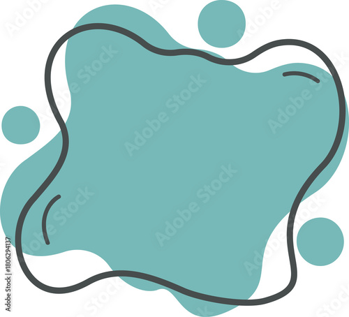 Pastel Colored Blot Graphic Elements