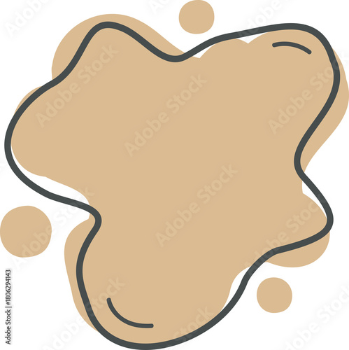 Pastel Colored Blot Graphic Elements