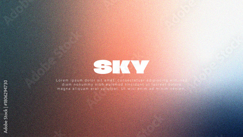 Minimalist Gradient Grainy Blur Backdrop Digital Texture Design