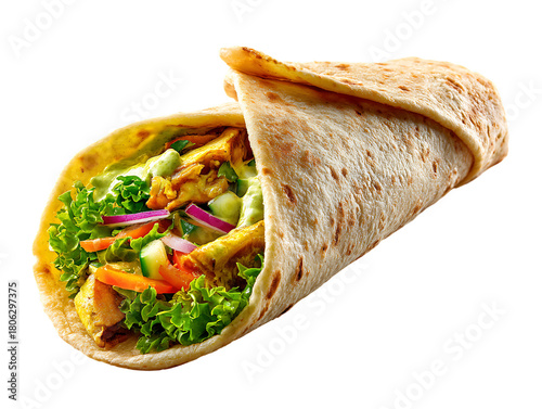 Kathi Roll Savory Filled Wrap Creation