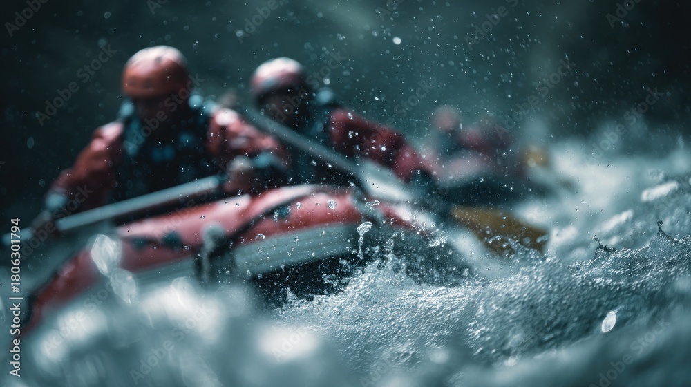 Fototapeta premium River rafting adventure