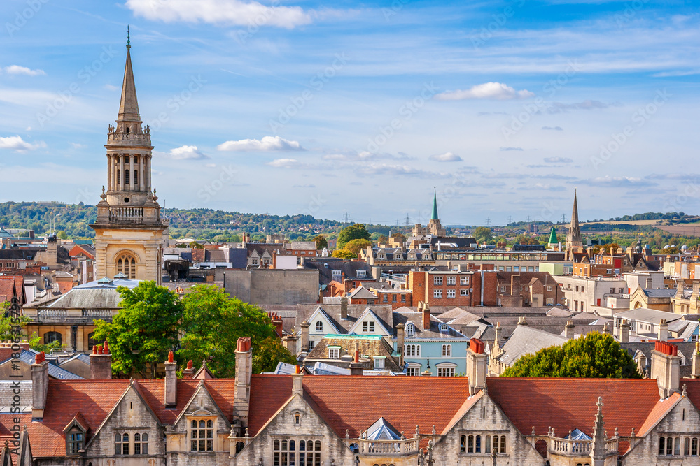 Fototapeta premium Oxford rooftops. England