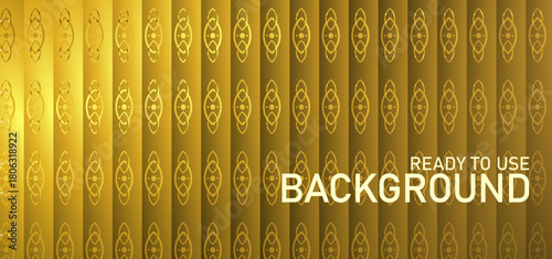 Premium Metallic Geometric Islamic Design