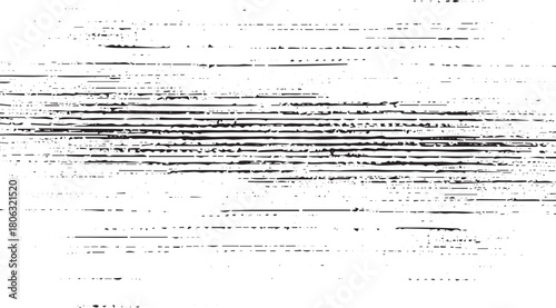 Abstract Grunge Background Texture Image: Monochrome horizontal lines on white canvas for design elements and graphic resources.
