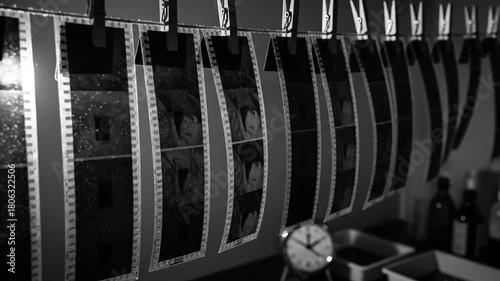 Developing Memories A Glimpse into the Darkroom Process of Film Photography.