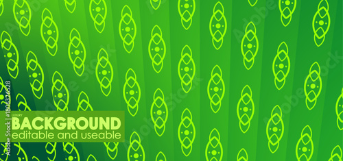 Dynamic 3D Neon Orbit Background