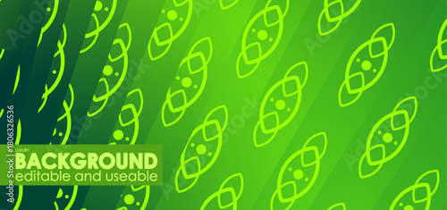 Dynamic 3D Neon Orbit Background