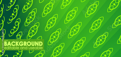 Dynamic 3D Neon Orbit Background