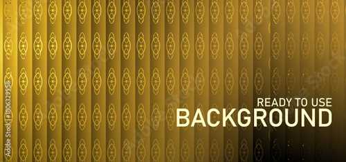 Luxury Golden Vertical Striped Ornament Background