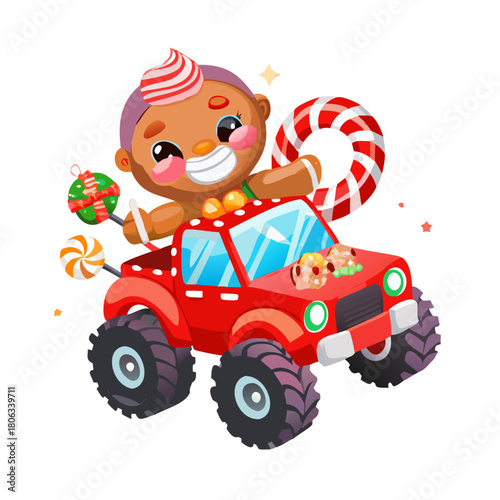 toy car on a white background