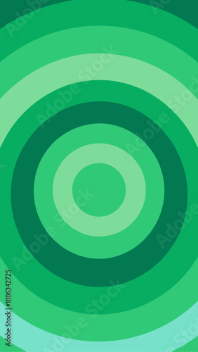 Concentric circles of varying shades of green hue