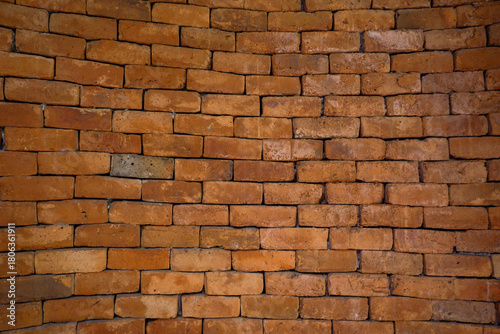 Red brick wall of cozy house,home interior design,beautiful living room,minimal home concept.