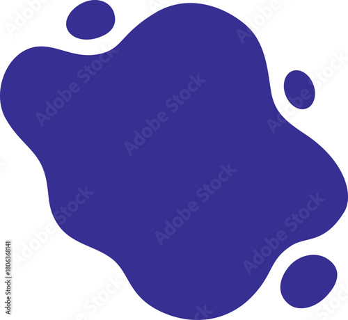 Abstract blob shape for any design