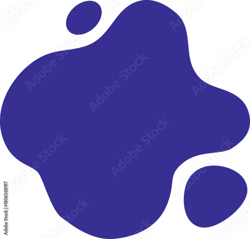 Vector of abstract blob shape